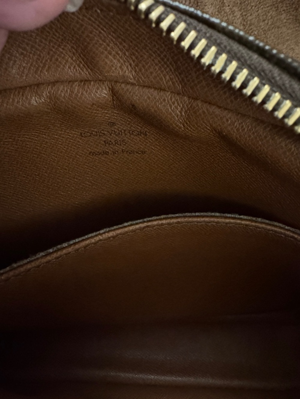 Louis Vuitton Monogram Canvas Toiletry Pouch in Brown and Tan - Picture 4 of 9
